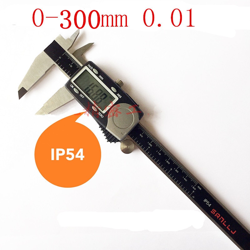 IP54 0-300mm 12 해상도 0.01mm 미터 및 인치 변환 디지털 캘리퍼스 측정 도구
